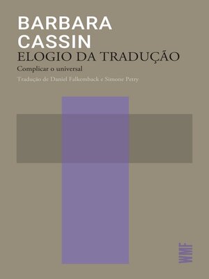 cover image of Elogio da tradução